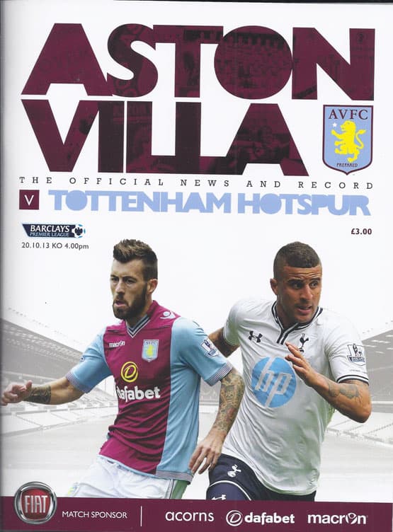 Aston Villa FC v Tottenham Hotspur FC